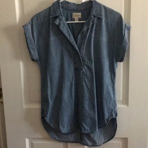 J Crew denim shirt 2p